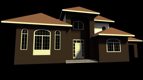 JS - Low Poly Simple House preview image